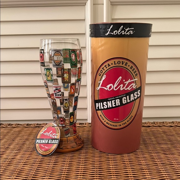 Lolita Other - Lolita Pilsner Glass NWT